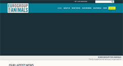 Desktop Screenshot of eurogroupforanimals.org